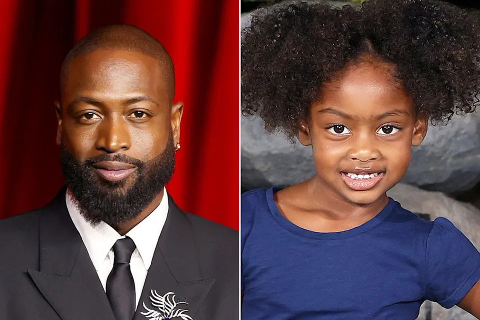 Dwyane Wade and Kaavia James WadeCredit: Amy Sussman/Getty; Monica Schipper/Getty