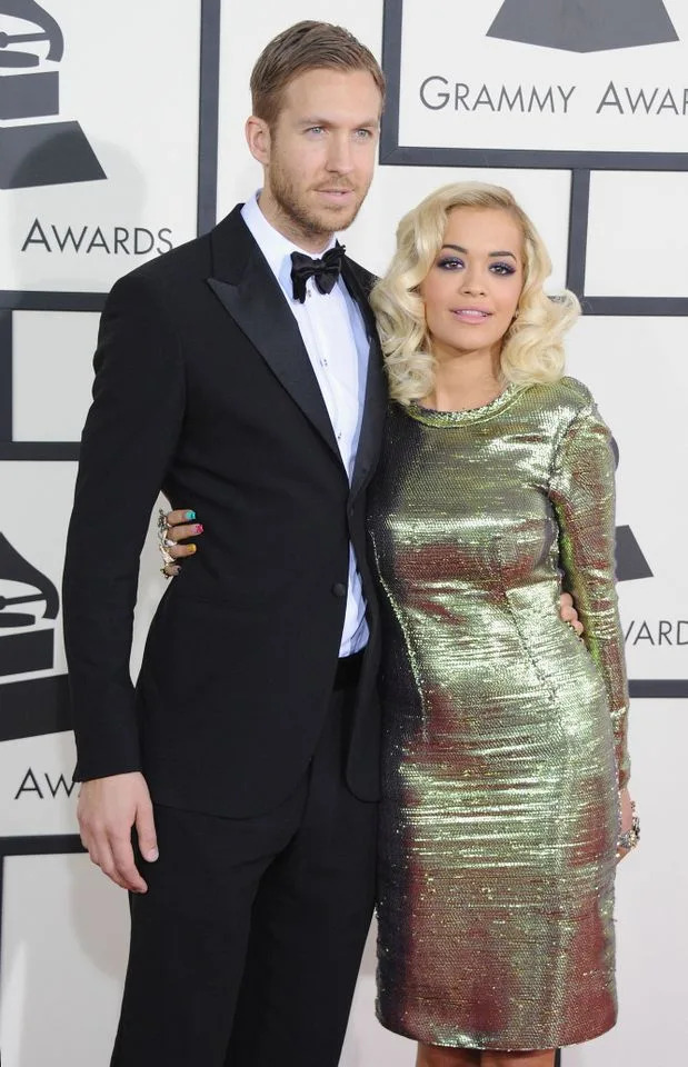 Calvin Harris and Rita OraCredit: Jon Kopaloff/FilmMagic
