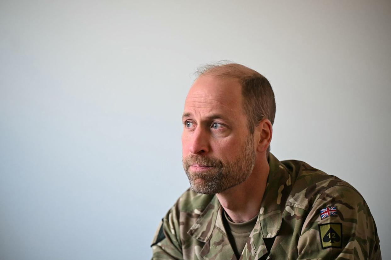 Prince William visiting the Mercian Regiment on March 26, 2026Credit: Getty