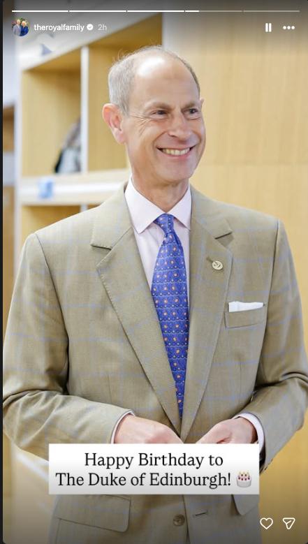 Royal family marks Prince Edward birthday with sweet childhood photo