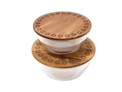 Aarti Sequeira Nestable Glass Serving Bowls