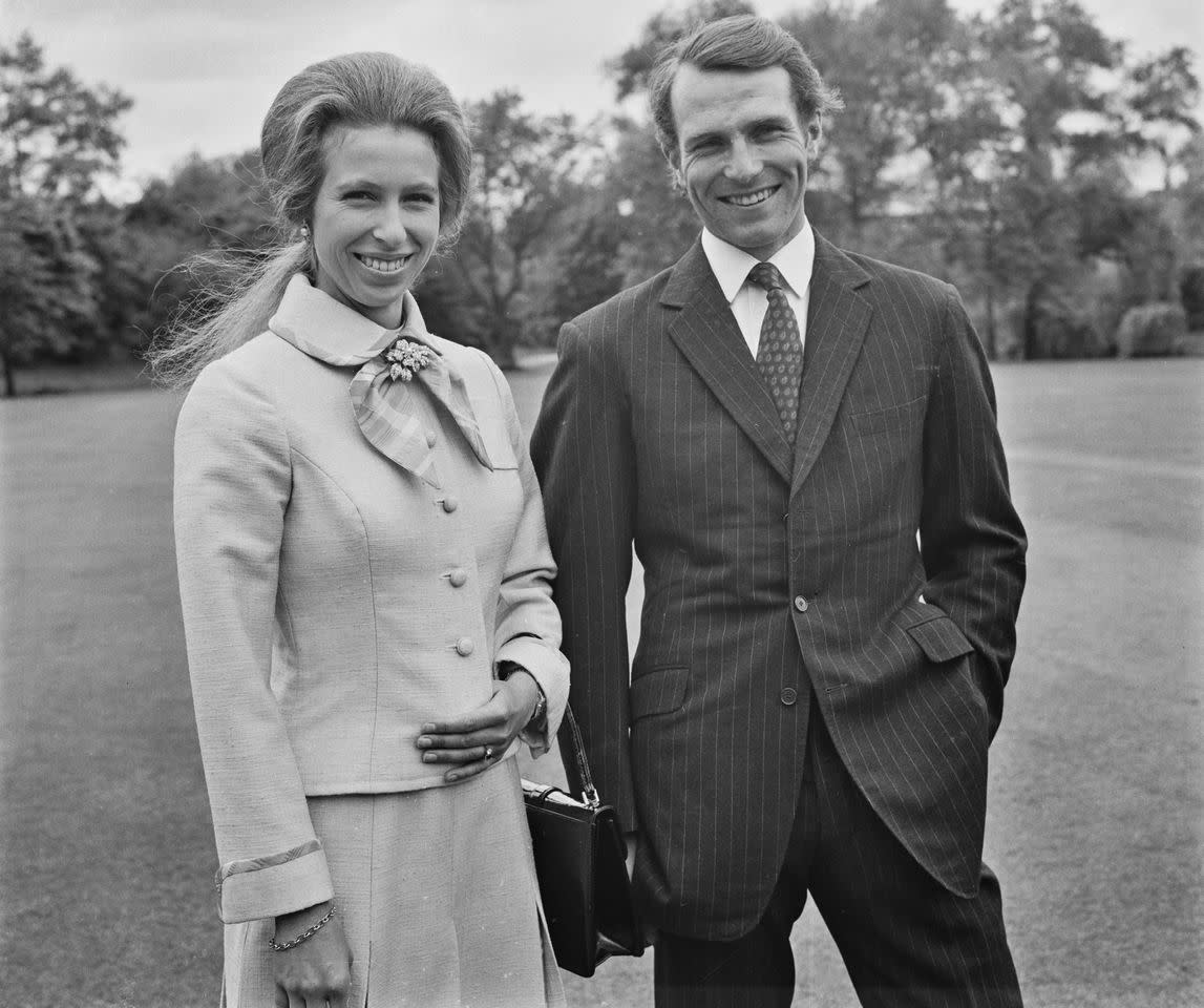 Princess Anne and her first husband Mark Phillips.Credit: v