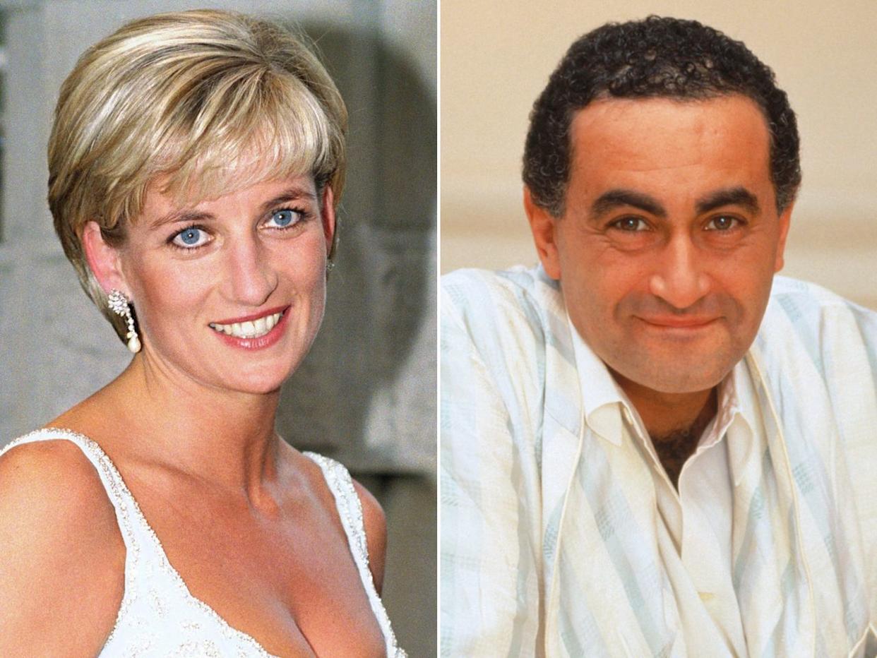 Princess Diana ; Dodi Al FayedCredit: Antony Jones/UK Press/Getty ; Aaron Rapoport/CORBIS OUTLINE/Corbis/Getty