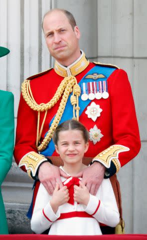 Prince William and Princess Charlotte on June 17, 2023Credit: Getty