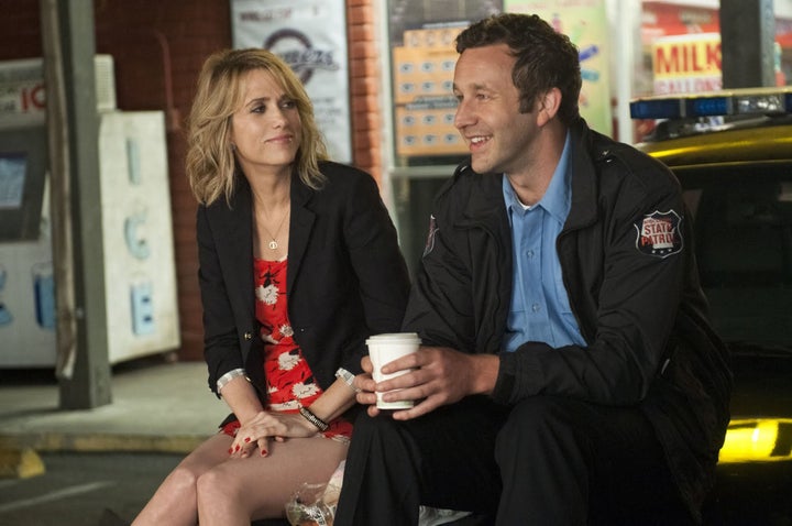 Chris O'Dowd played Rhodes, Kristen Wiig's on-screen love interest, in Bridesmaids