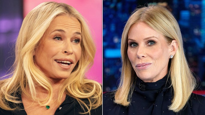 Chelsea Handler and Cheryl Hines.