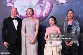 Princess Akiko of Mikasa at Monaco’s Rose Ball