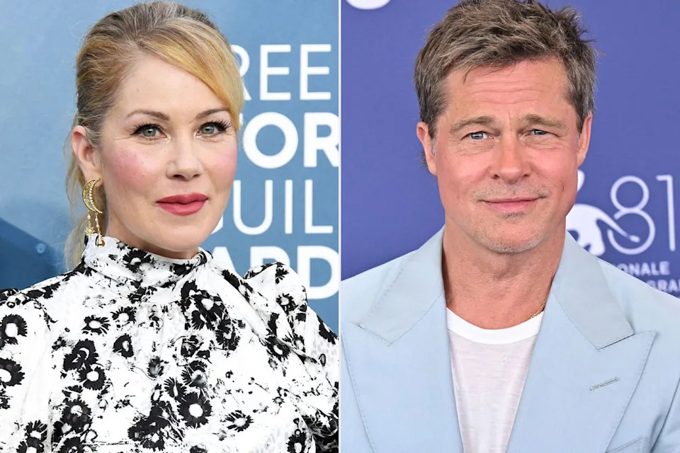 Christina Applegate; Brad PittCredit: Jon Kopaloff/Getty; Stephane Cardinale - Corbis/Corbis via Getty