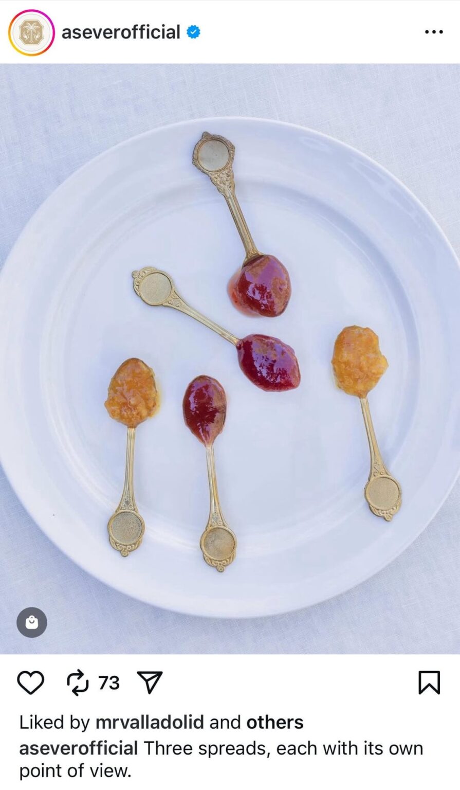 As Ever gets philosophical with jam 🍇“Three spreads, each with its own point of view”