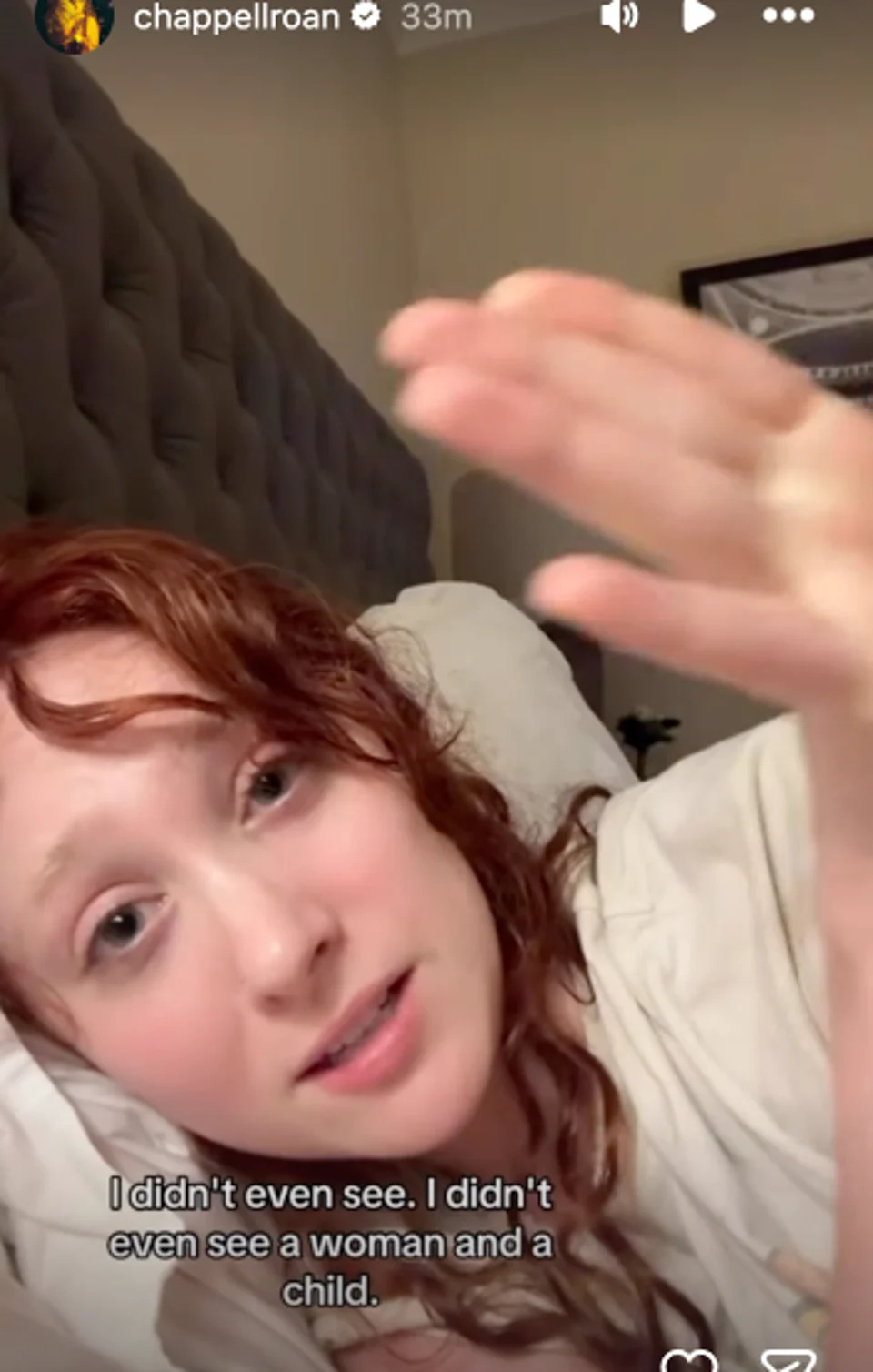 Chappell Roan has addressed claims that her security guard made Jude Law's daughter cry (Instagram)