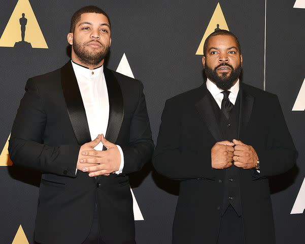 O'Shea Jackson Jr. and Ice Cube attend the 7th annual Governors Awards in L.A. on Nov. 14, 2015Credit: Araya Diaz/WireImage