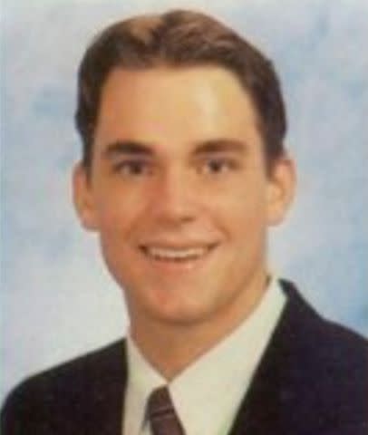 A yearbook photo of Matt Bomer, circa 1995Credit: Classmates.com