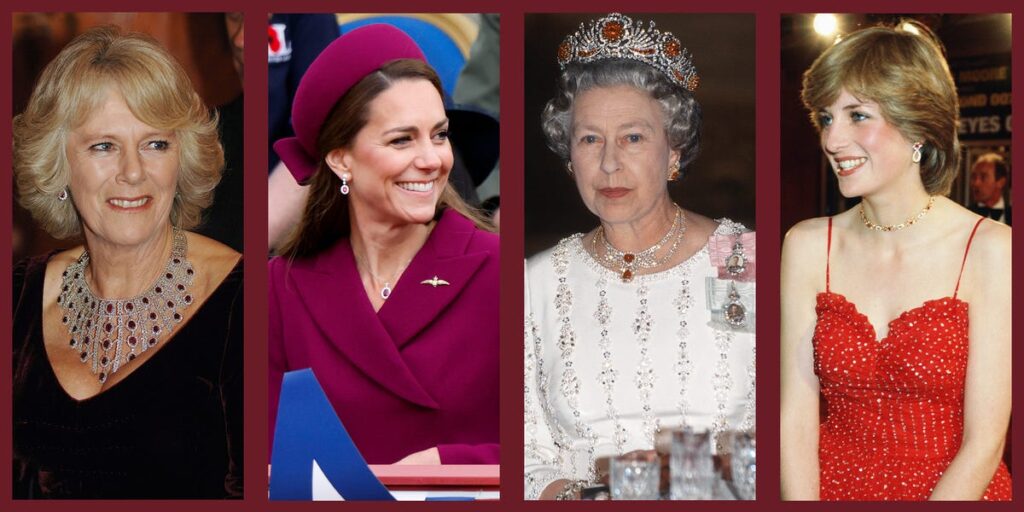 The Best Photos of the Royal Family in Rubies The Best Photos of the Royal Family in Rubies