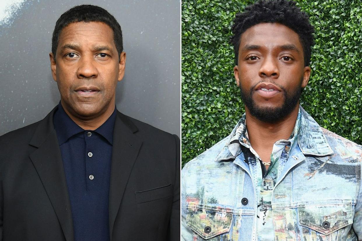 Denzel Washington; Chadwick BosemanCredit: Dimitrios Kambouris/Getty Images; Emma McIntyre/Getty Images