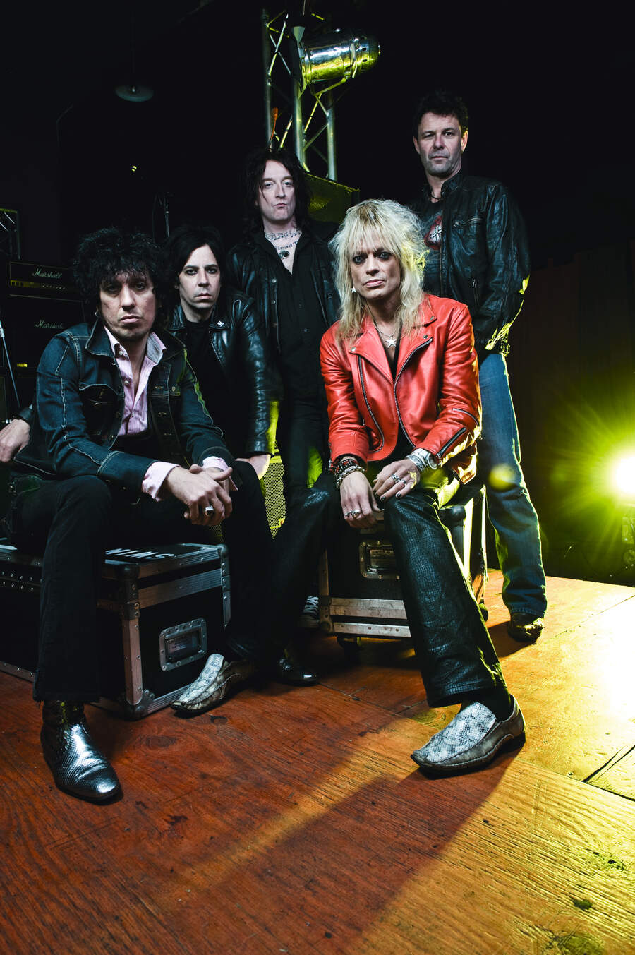 Michael Monroe&rsquo;s band with Ginger Wildheart