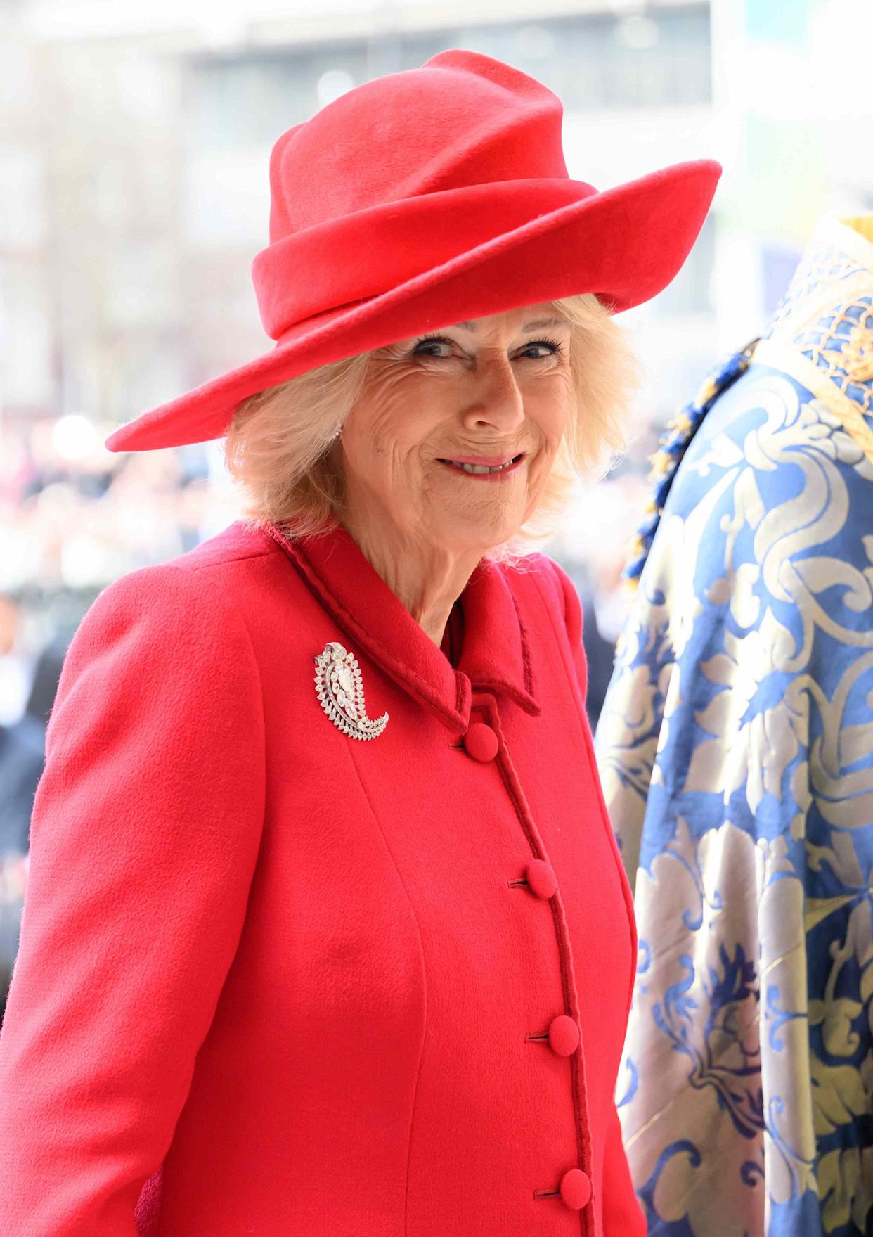 Queen Camilla on March 9, 2026Credit: Getty