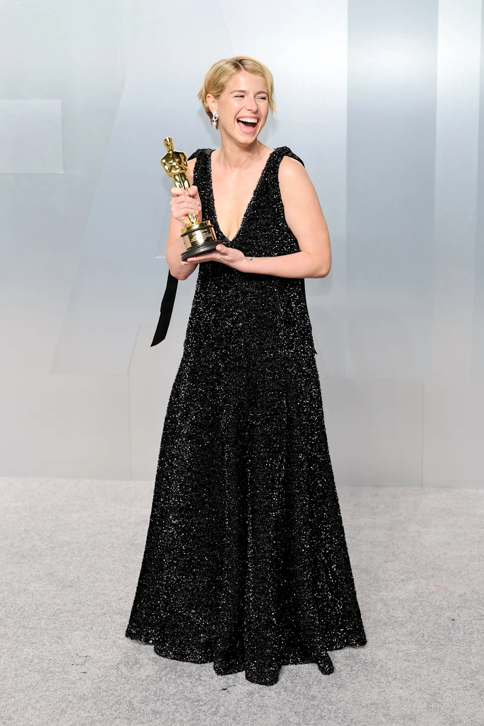 LOS ANGELES, CALIFORNIA - MARCH 15: Jessie Buckley attends the 2026 Vanity Fair Oscar Party Hosted By Mark Guiducci at Los Angeles County Museum of Art on March 15, 2026 in Los Angeles, California. (Photo by Neilson Barnard/Getty Images)