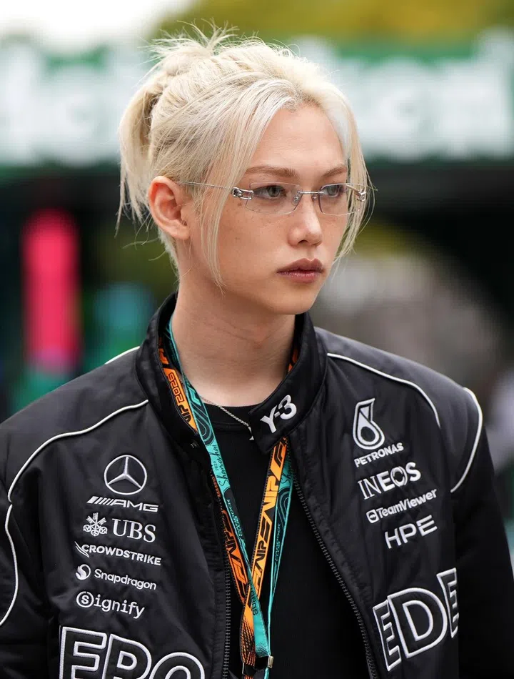 formula 1 grand prix 2026 celebrities Felix Stray Kids