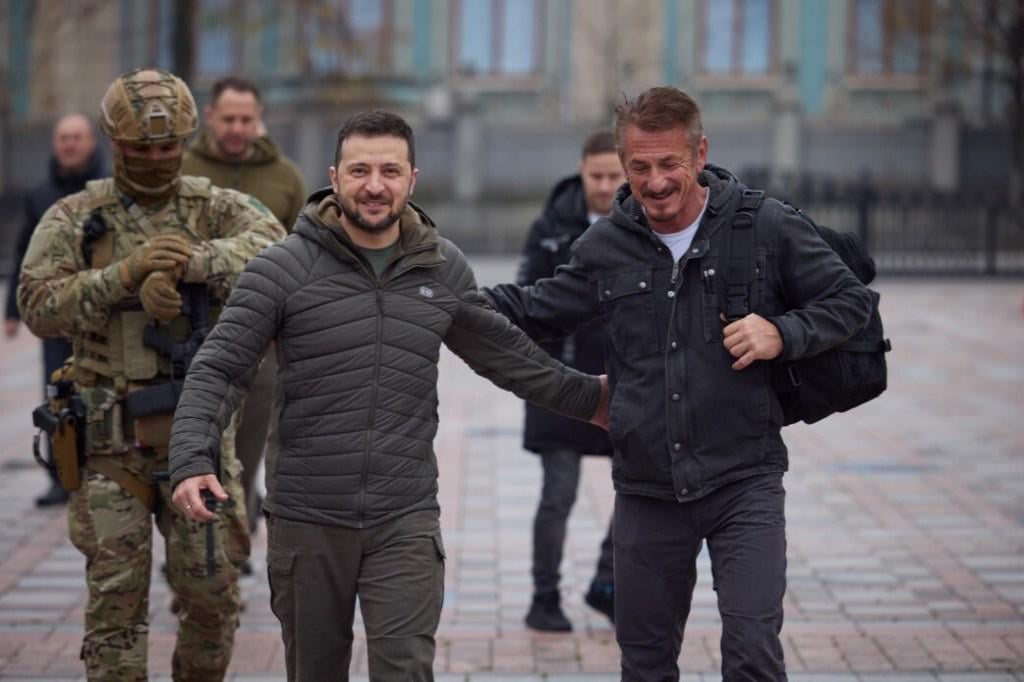 Volodymyr Zelenskyy Posts Image With Sean Penn In Ukraine Soon After Actor’s Oscar Win in 'One Battle After Another': “We Know What A True Friend Is”