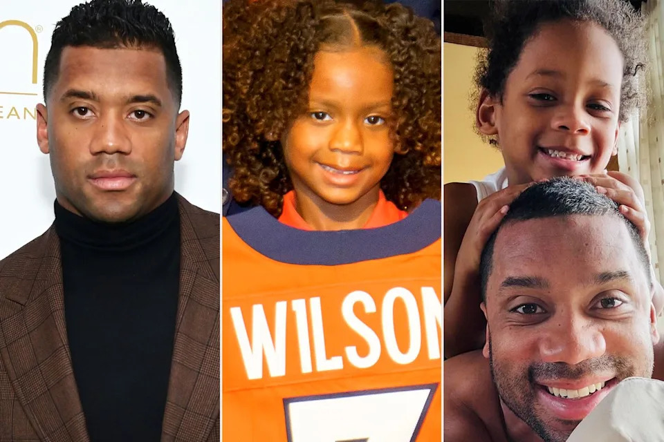 Russell Wilson with kids Sienna and WinCredit: Araya Doheny/WireImage; Justin Edmonds/Getty; Russell Wilson/Instagram