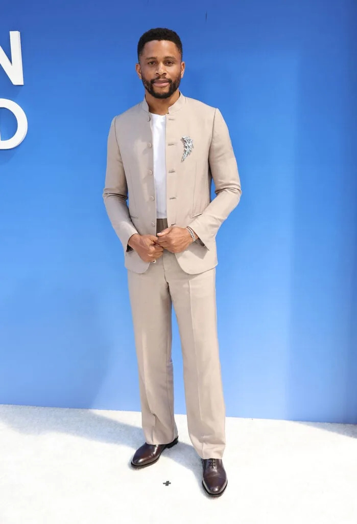 Nnamdi Asomugha ESSENCE Black Women in Hollywood Awards, Nnamdi Asomugha ESSENCE Black Women in Hollywood 2026 red carpet, Nnamdi Asomugha suit ESSENCE Awards, ESSENCE Black Women in Hollywood Awards menswear style, Nnamdi Asomugha red carpet style