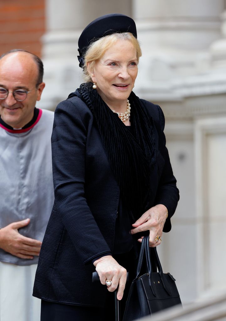 Princess Michael of Kent in dark clothes 