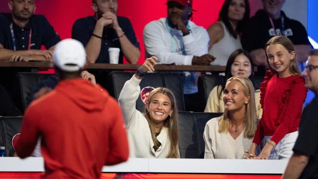 Vanessa Trump, Tiger Woods and Kai Trump were at TGL days before crash