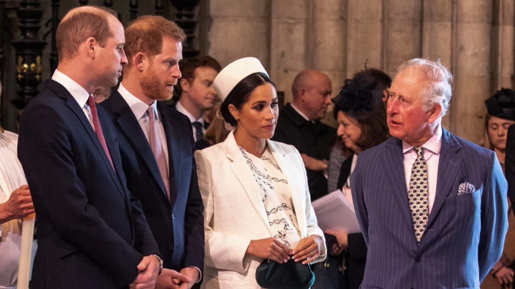 king charles prince harry meghan markle