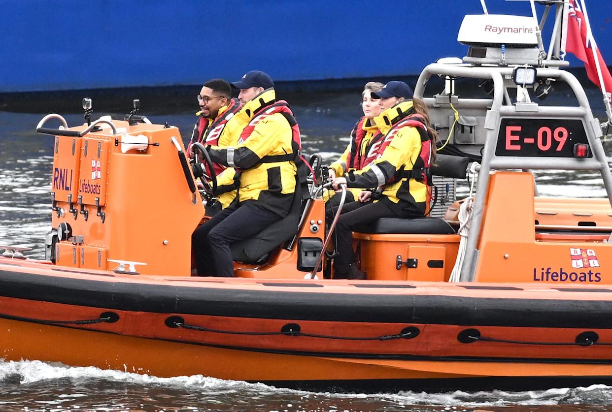 The Prince And Princess Of Wales Carry Out Engagements In London
