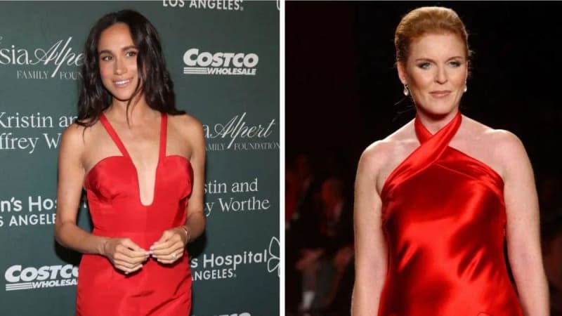 Markle is being compared to Sarah Ferguson for their 'money grubbing' ways as ex royals. MEGA