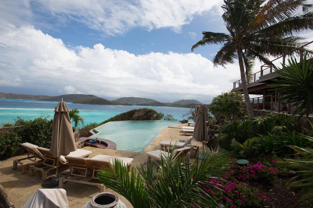 Necker Island in The British Virgin Islands, West Indies, in the Caribbean