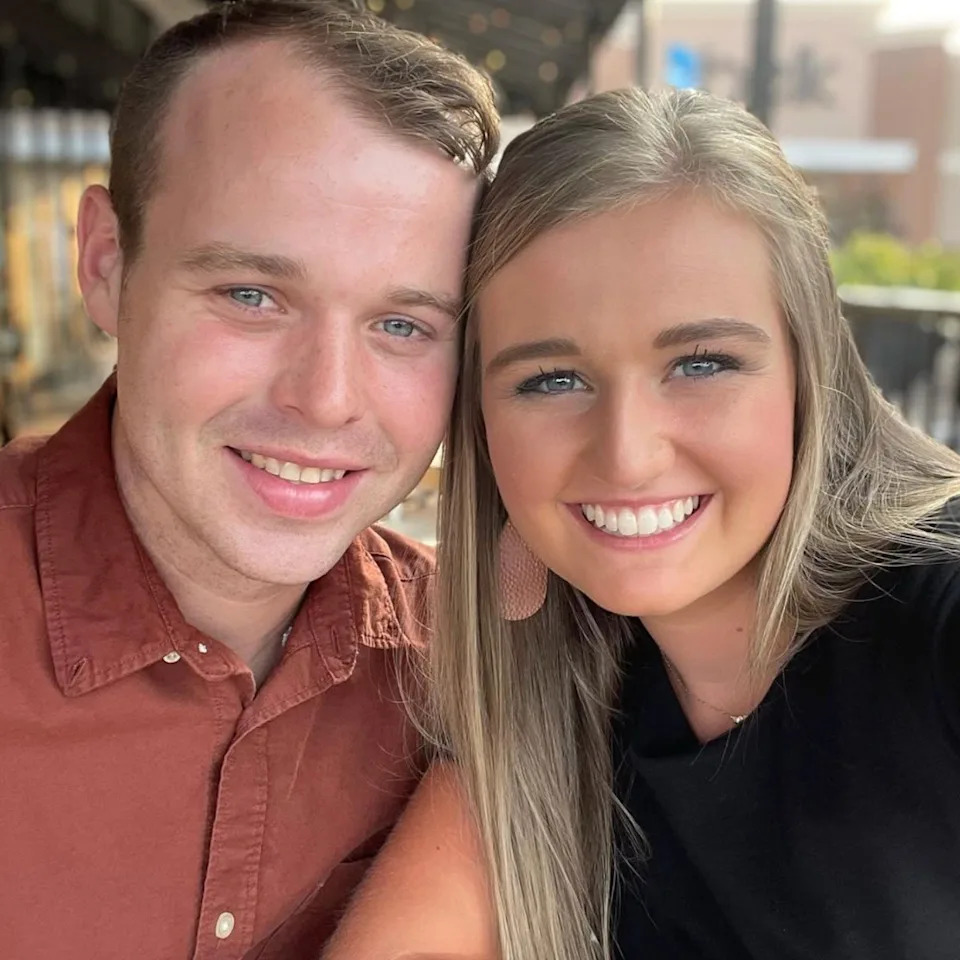 Joseph Duggar with his wife, Kendra, in an Instagram photo taken before his arrest