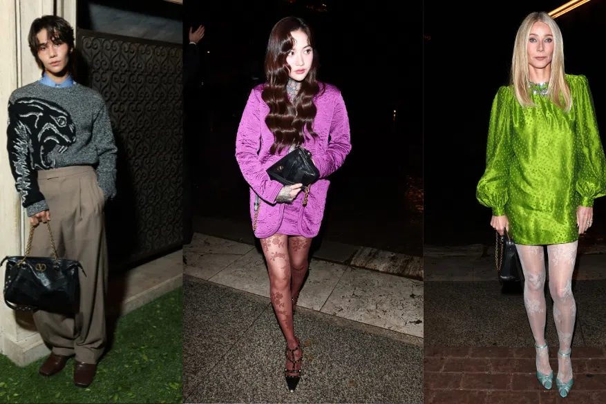 13 Best Celebrity Looks At Valentino's Interferenze Fall Winter 2026 Show - PinkPantheress, Jeff Satur, Clairo & More