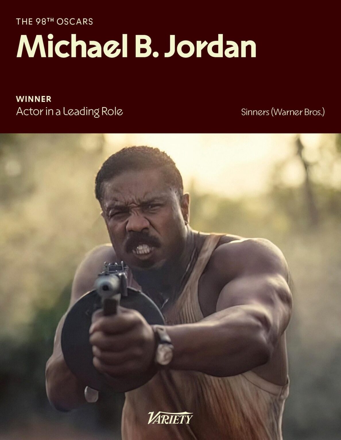 Michael B. Jordan wins ‘Best Actor’ for ‘Sinners’ at the 2026 Oscars
