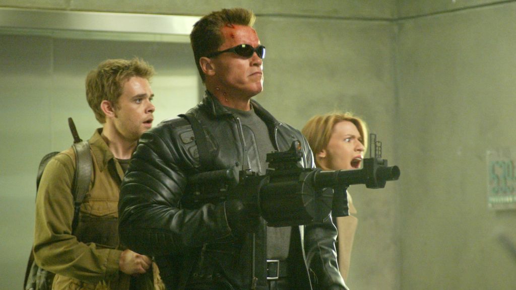 Arnold Schwarzenegger as the T-850 in Terminator 3 Rise of the Machines