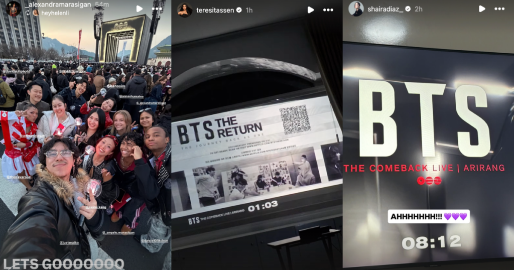 Filipino celebrities tune in to BTS’ special comeback show in Seoul • PhilSTAR Life Filipino celebrities tune in to BTS' special comeback show in Seoul • PhilSTAR Life