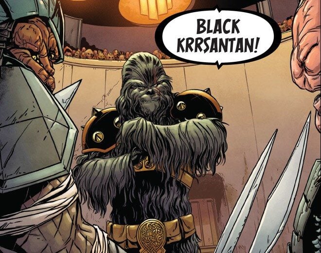 Black Krrsantan in the fighting pits