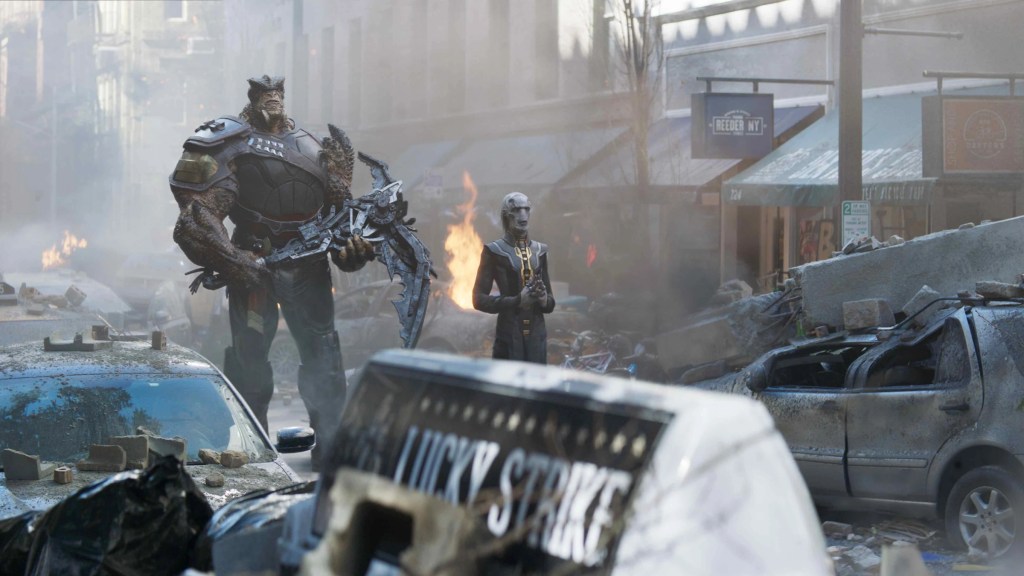 The Black Order in the street in Avengers: Infinity War