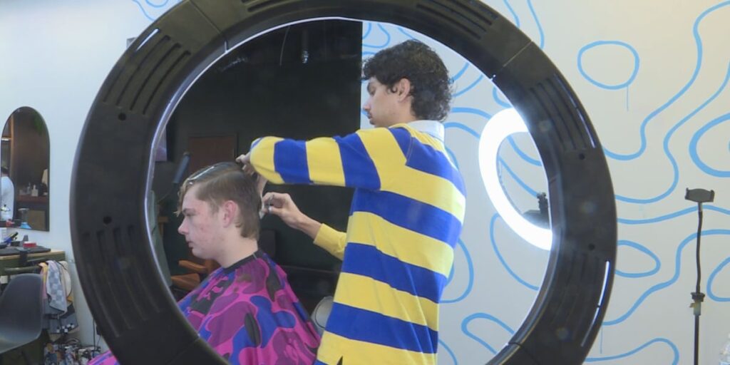 Barber is the newest celebrity in Springfield