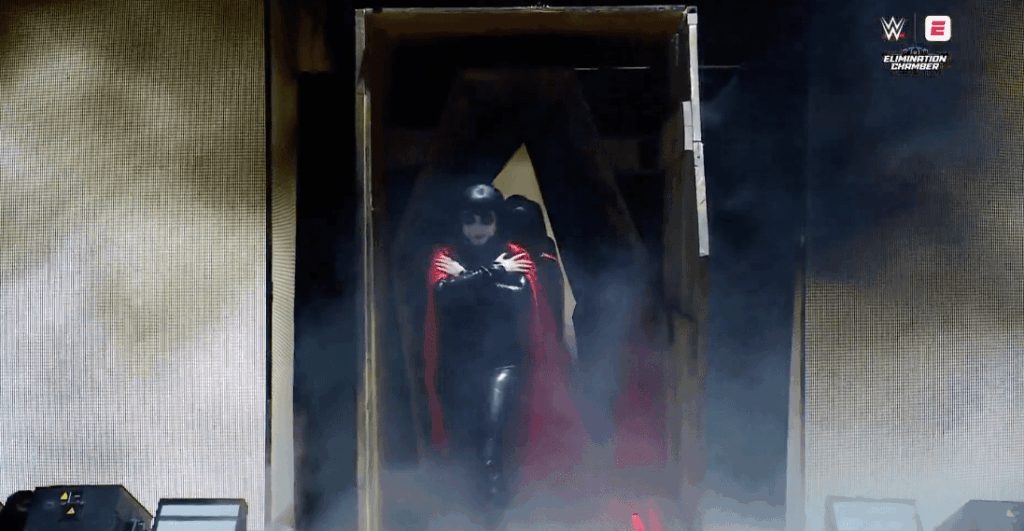 Chicago did not like the Mystery Box reveal at WWE Elimination Chamber Chicago did not like the Mystery Box reveal at WWE Elimination Chamber