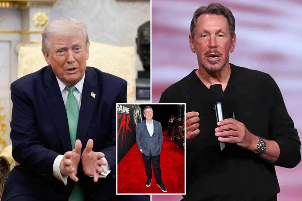 Larry Ellison, President Trump’s private alleged convos revealed as they’re dragged into Jeff Shell legal mess
