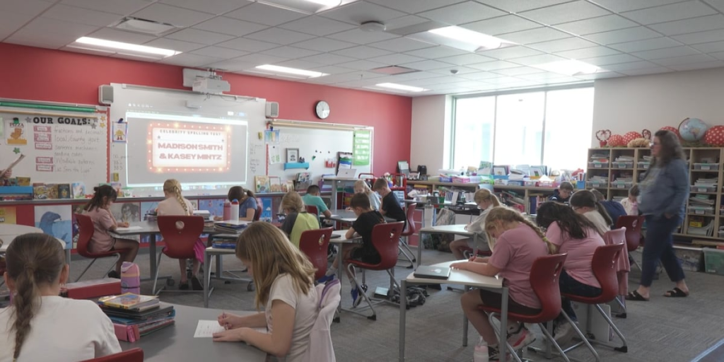 Adams Central teacher uses local celebrities to make spelling test engaging Adams Central teacher uses local celebrities to make spelling test engaging