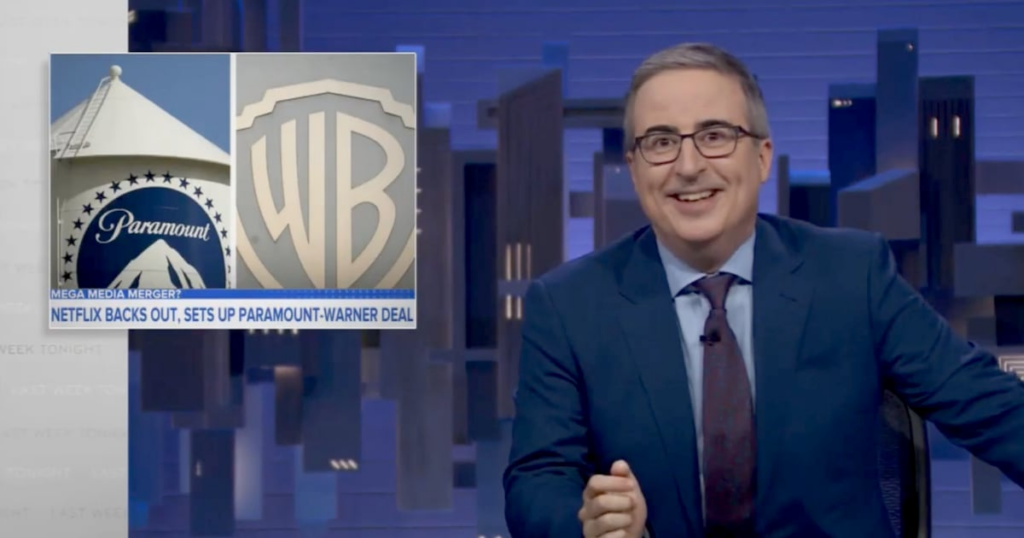 John Oliver Sounds Off on His Trumpy New Bosses