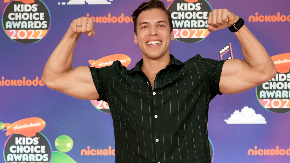 Joseph Baena flexing