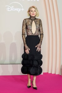 PARIS, FRANCE - OCTOBER 21: (EDITOR'S NOTE: Image contains partial nudity.) Naomi Watts attends the "All's Fair" Disney+ Premiere at Maison de La Chimie on October 21, 2025 in Paris, France.  (Photo by Pascal Le Segretain/Getty Images)