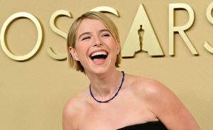 Irish actress Jessie Buckley attends the 98th Oscars Nominees Luncheon at the Beverly Hilton hotel in Beverly Hills, California on February 10, 2026. (Photo by Frederic J. Brown / AFP via Getty Images)