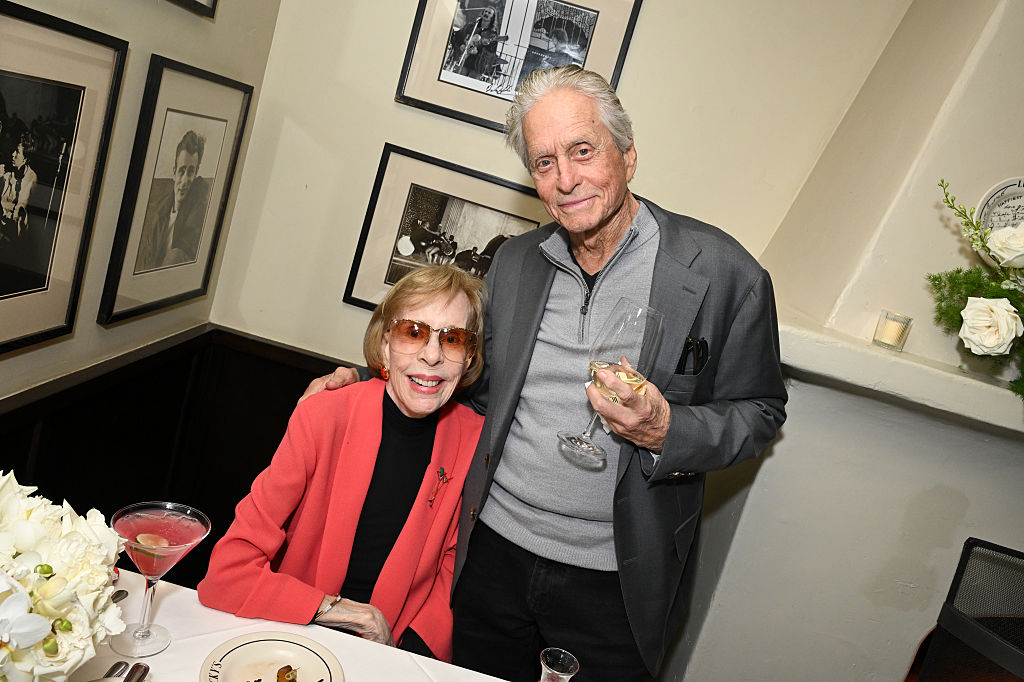 Carol Burnett and Michael Douglas at Lucky's Montecito 25th Anniversary held at Lucky's Montecito on March 08, 2026 in Montecito, California. (Photo by Gilbert Flores/WWD via Getty Images)
