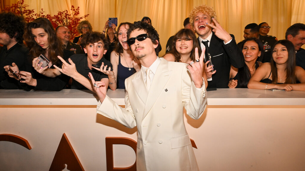 Timothée Chalamet at the 98th Annual Oscars held at Dolby Theatre on March 15, 2026 in Hollywood, California.