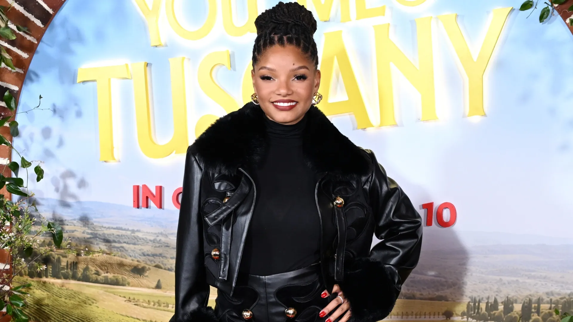 Halle Bailey attends the “You, Me & Tuscany” UK special screening in 2026 (Source: Kate Green/Getty Images)