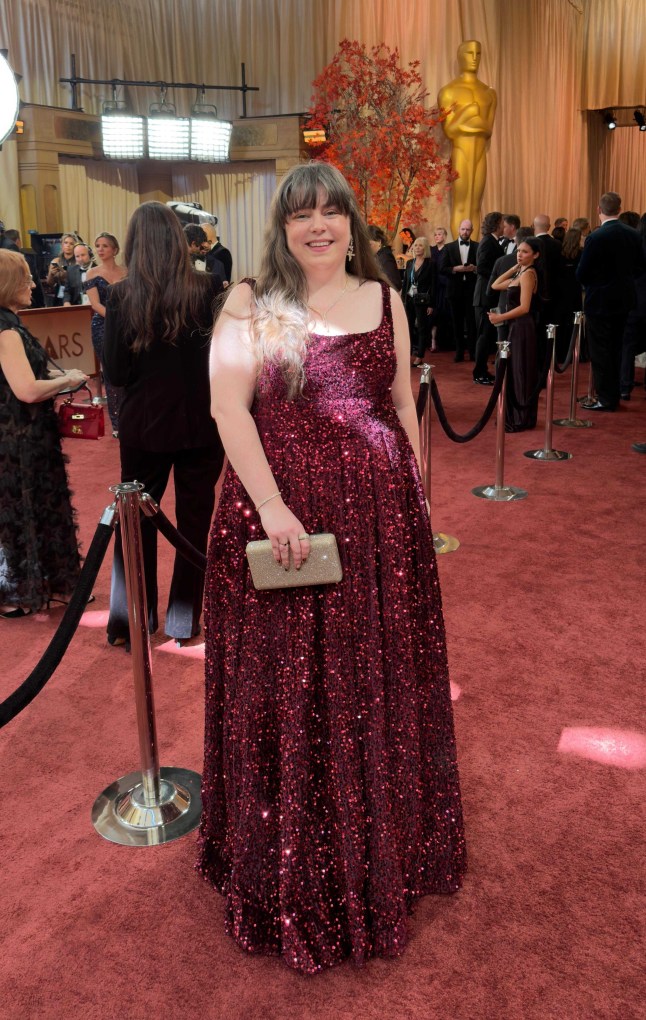 Tori Brazier at the 2026 Oscars